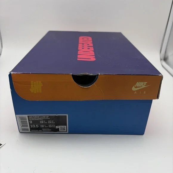 Size 9 - Undefeated x Nike Air Force 1 Low Total Orange (DV5255-400)